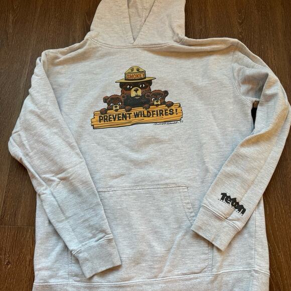 Teton Gravity Research TGR Smokey the Bear Hoodie Youth XL - Picture 1 of 3